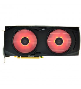 Hard swap/quick release  2x 90mm red led fan - for rx 480 and  rx 470