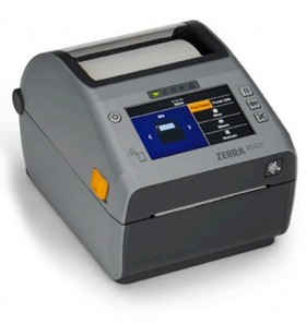 Direct thermal printer zd621 color touch lcd, 203 dpi, usb, usb host, ethernet, serial, 802.11ac, bt4, row, cutter, eu and uk cords