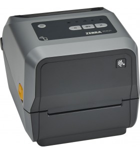 Thermal transfer printer (74/300m) zd621 300 dpi, usb, usb host, ethernet, serial, btle5, dispenser (peeler), eu and uk cords, swis