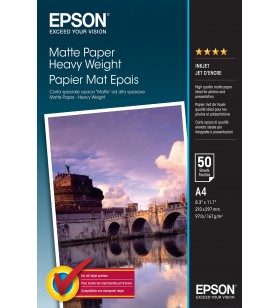 Epson Matte Paper Heavy Weight - A4 - 50 de coli