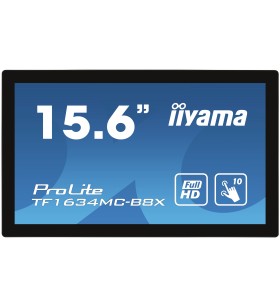 Iiyama prolite tf1634mc-b8x monitoare cu ecran tactil 39,6 cm (15.6") 1920 x 1080 pixel multi-touch multi-gestual negru