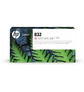 Hp 832 1-liter light magenta latex ink cartridge