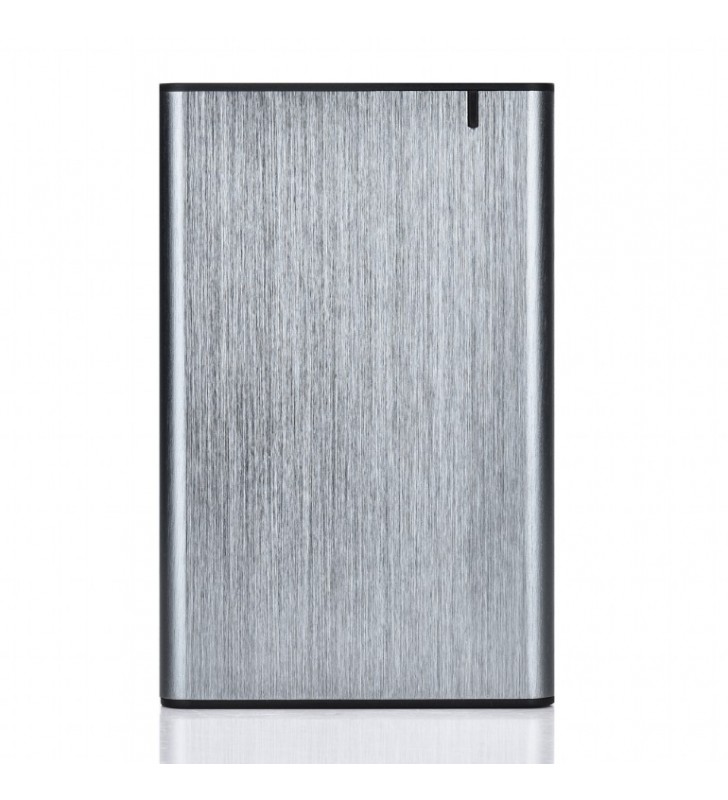 Gembird ee2-u3s-6-gr hdd/ssd drive enclosure 2.5inch with usb type-c port usb 3.1 brushed aluminum grey