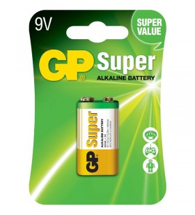 Baterie gp batteries, super alcalina (6lf22) 9v alcalina, blister 1 buc. "gp1604a-5ue1" "gppva9vas010"