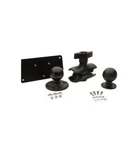 Ram mount kit, plate base, short arm, 5 inches (128mm), ball for vehicle dock rear