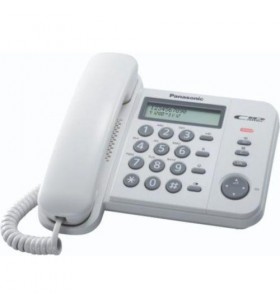 Telefon analogic panasonic kx-ts560fxw, alb