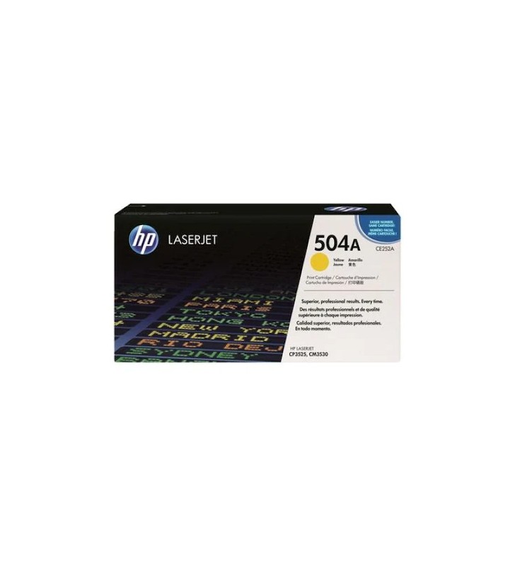 Toner hp504a compa keyline yellow hp-ce252a