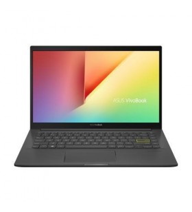 Laptop asus 14 uk413ja intel core (10th gen) i5-1035g1 512gb ssd 8gb fullhd tastatura iluminata indie black uk413ja-eb534
