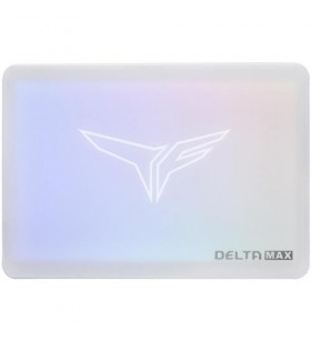 Ssd teamgroup t-force delta max rgb white 1tb, sata3, 2.5inch