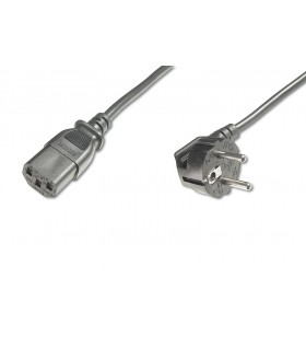 Power cord swiss plug-iec c15/m/f 2.50m h05vv-f3g 0.75qmm blac
