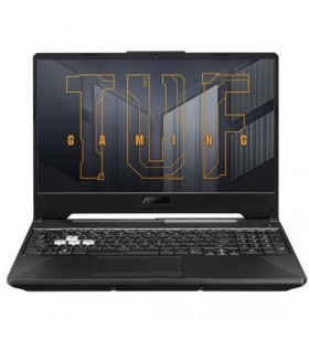 Laptop asus gaming 15.6'' tuf f15 fx506he, fhd 144hz, procesor intel® core™ i7-11800h (24m cache, up to 4.60 ghz), 8gb ddr4, 512gb ssd, geforce rtx 3050 ti 4gb, no os, eclipse gray