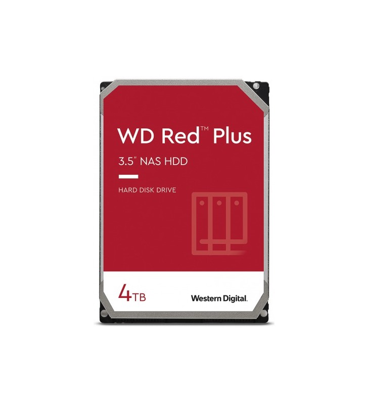Hard disk western digital red plus nas 4tb, sata3, 128mb, 3.5inch, retail