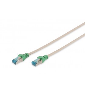 Cat 5e sf-utp patch cable 2m/grey crossover