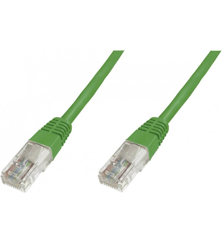 Cat 6 u-utp patch cable cu. pvc/length 1m color green
