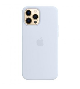 Protectie pentru spate apple magsafe silicone pentru iphone 12 pro max, cloud blue