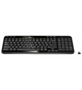Logitech k360 tastaturi rf fără fir qwerty olandeză negru