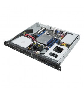 Asus rs100-e10-pi2 intel c242 lga 1150 (mufă h4) cabinet metalic (1u) negru, metalic