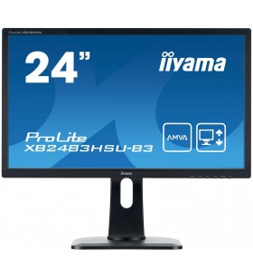 Iiyama prolite xb2483hsu-b3 led display 60,5 cm (23.8") 1920 x 1080 pixel full hd negru