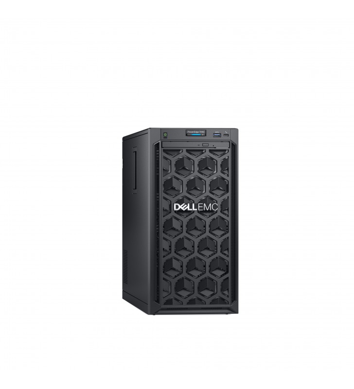 Dell poweredge t140 servere 3,4 ghz 8 giga bites tower intel xeon e ddr4-sdram