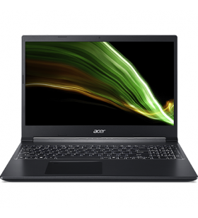 Laptop acer gaming aspire 7 cu procesor amd ryzen™ 5 5500u, 15.6", full hd, 8gb, 512gb ssd, nvidia® geforce gtx™ 1650 4gb, windows 10 home, black