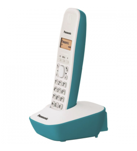 Telefon fara fir panasonic dect kx-tg1611fxc, caller id, alb/albastru