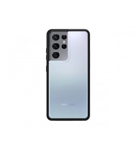 Lifeproof see - husa din spate pentru telefonul mobil - 50% plastic reciclat - cristal negru - pentru samsung galaxy s21 ultra 5g