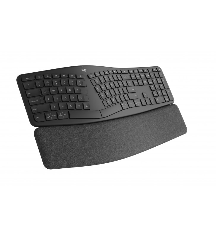 Logitech ergo k860 for business tastaturi rf wireless + bluetooth germană grafit