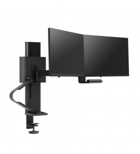 Trace dual monitors panel/clamp matte black
