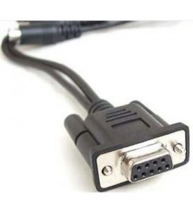 Cable: usb, black, type a, 5v, 2.9m (9.5´) straight, external io