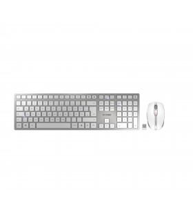 Cherry dw 9100 slim tastaturi rf wireless + bluetooth qwertz germană argint