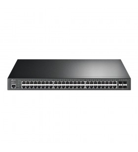 Tp-link tl-sg3452p switch-uri gestionate l2/l2+ gigabit ethernet (10/100/1000) power over ethernet (poe) suport negru