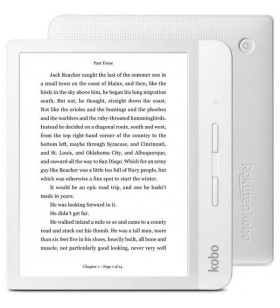 E-book reader kobo libra h2o, ecran e-ink 7", 300ppi, 8gb, wi-fi (alb)
