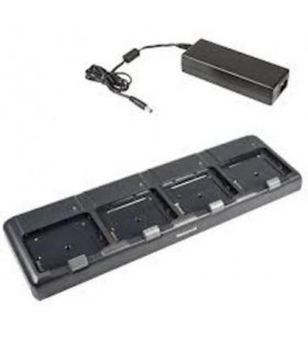 Ct50 quad battery charer with power supplay, no power cord. replacement for ct50-qbc-0