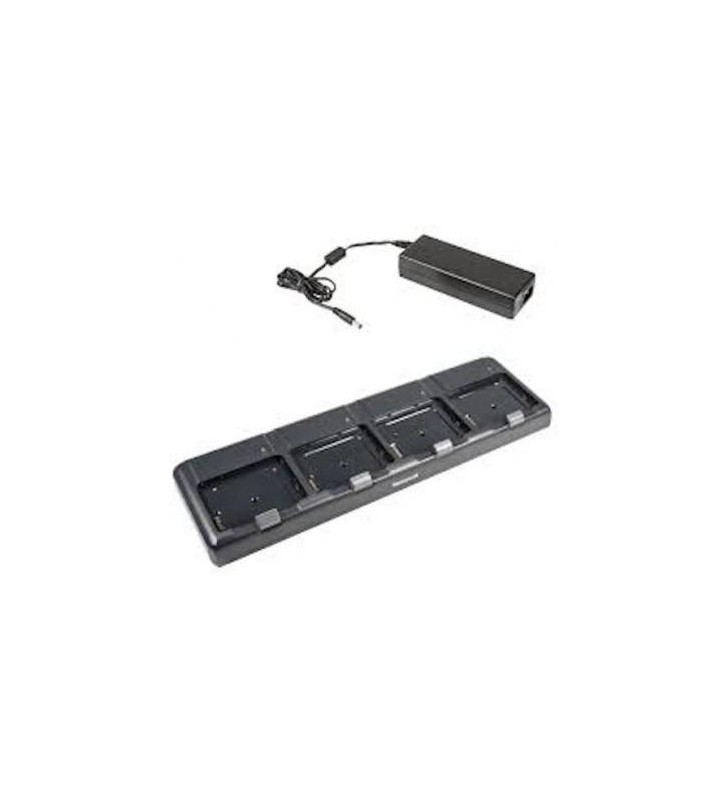 Ct50 quad battery charer with power supplay, no power cord. replacement for ct50-qbc-0