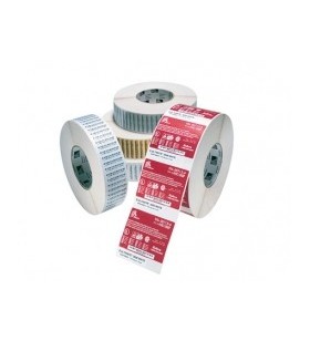 Thermal eco paper with permanent adhesive, core diam 76/190 mm, width 101,6 mm x length 76,2 mm, perforated, 1920 labels per rolls, 8 rolls per box