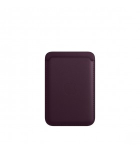 Iphone leather wallet with/magsafe dark cherry