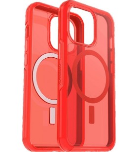 Symmetry plus clear iphone 13/pro in the red translucent red