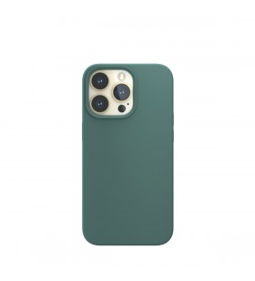 Husa de protectie next one cu magsafe pentru iphone 13, silicon, verde