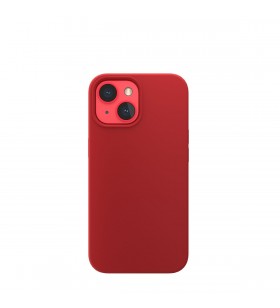 Husa de protectie next one cu magsafe pentru iphone 13, silicon, rosu