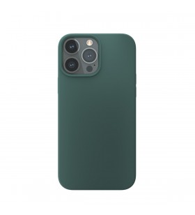Husa de protectie next one cu magsafe pentru iphone 13 pro max, silicon, verde