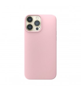 Husa de protectie next one cu magsafe pentru iphone 13 pro max, silicon, roz