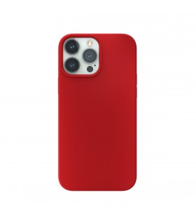 Husa de protectie next one cu magsafe pentru iphone 13 pro max, silicon, rosu