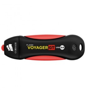 Stick memorie corsair voyager gt, 512gb, usb 3.0, black-red