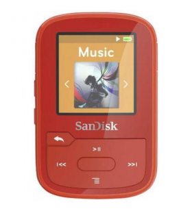 Mp3 player sandisk clip sport plus, 32gb, red