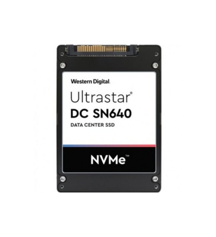 Ssd western digital ultrastar dc sn640 7.5tb, pci express nvme 3.1 x4, 2.5inch