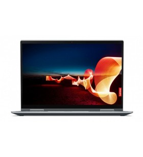 Laptop thinkpad x1 yoga gen 6,processor intel® core™ i7-1165g up to 4.7ghz, 14" wquxga(3840x2400)ips 500nits anti-reflection/anti-smudge, touch, ram 32gb soldered 4266mhz lpddr4x,2tb ssd m.2 pcie 4.0 nvme,intel iris® xe graphics,culoare grey,windows10 pro