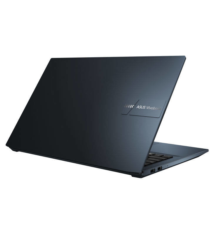 Laptop asus vivobook pro 15 oled k3500ph-l1189, intel core i7-11370h pana la 4.8ghz, 15.6" full hd, 16gb, ssd 512gb, nvidia geforce gtx 1650 4gb, free dos, quiet blue