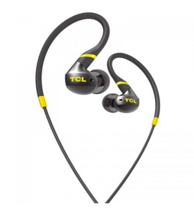 Tcl actv100bk cască audio & cască cu microfon căști în ureche negru, galben