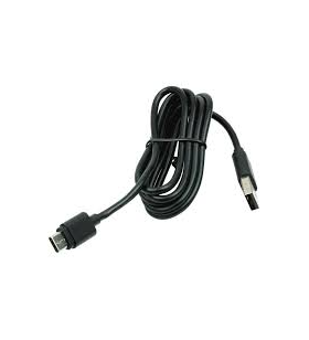 Cable, usb, type c, pvcw, coiled 2.4m, black