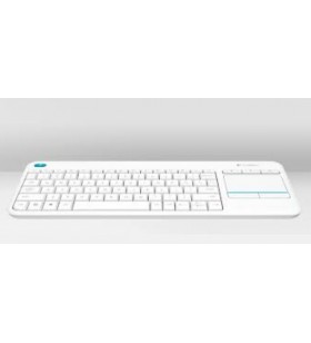 Logitech k400 plus tastaturi rf fără fir qwerty italiană alb